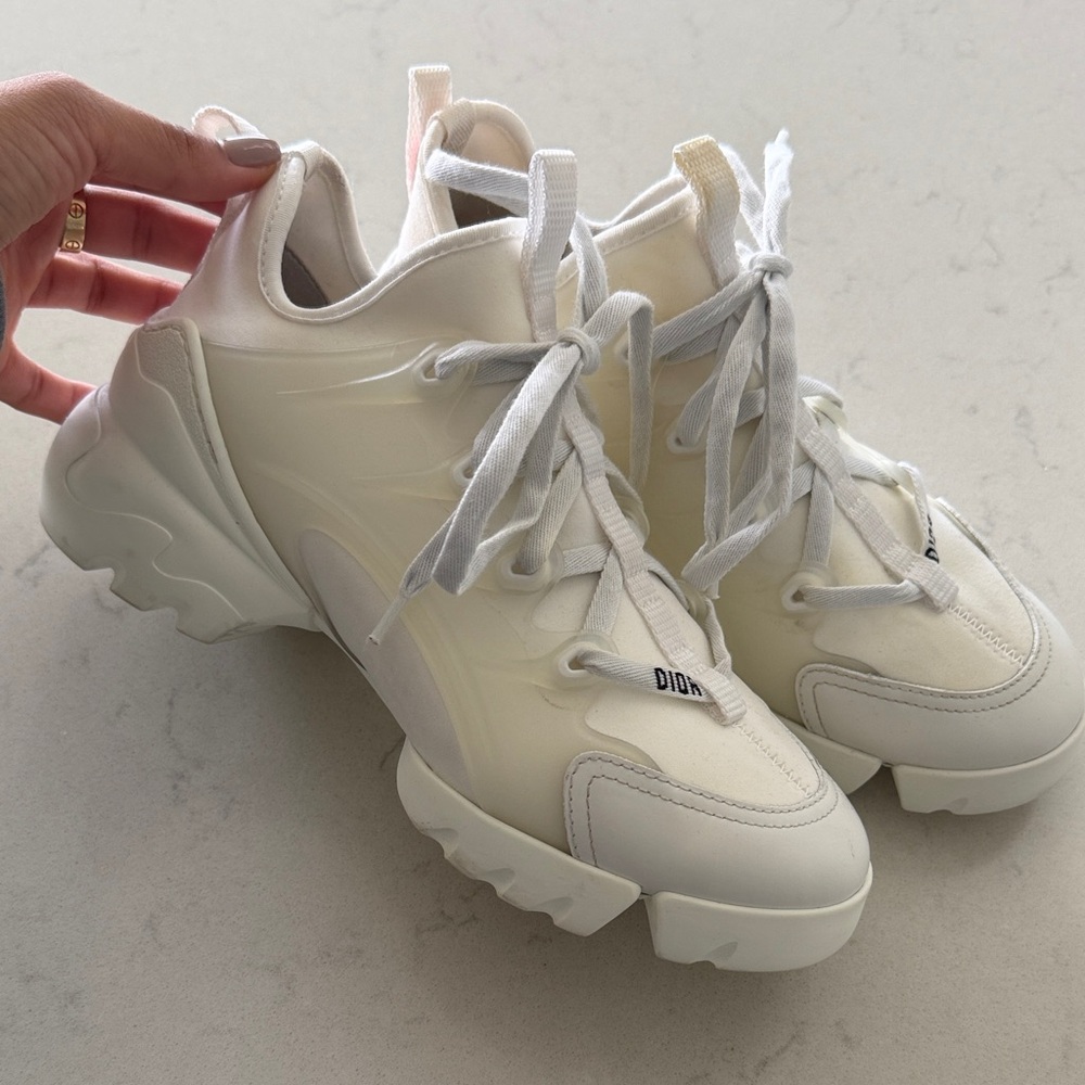 Dior Women's White Cream Sneakers